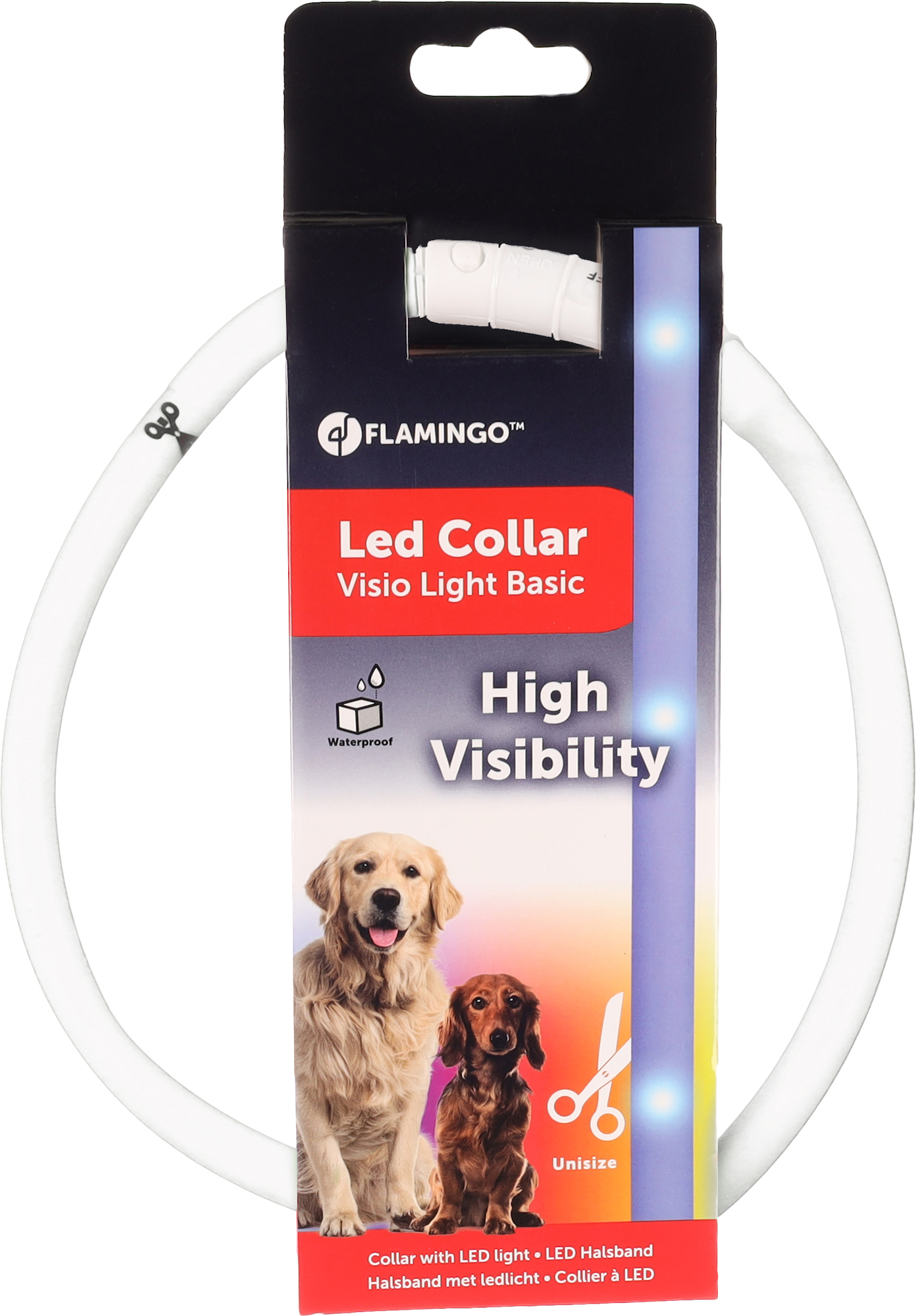 Flamingo Collar Nera Visio Blanco