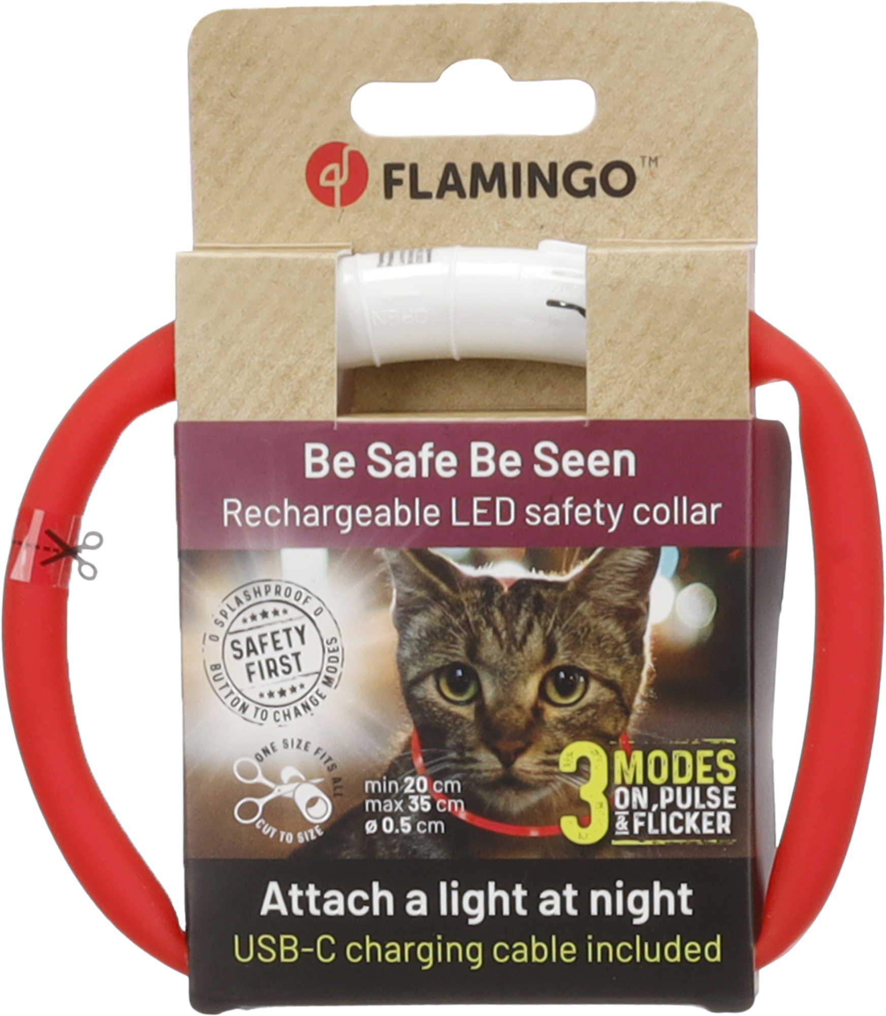 Flamingo Collier Nera Visio Rouge