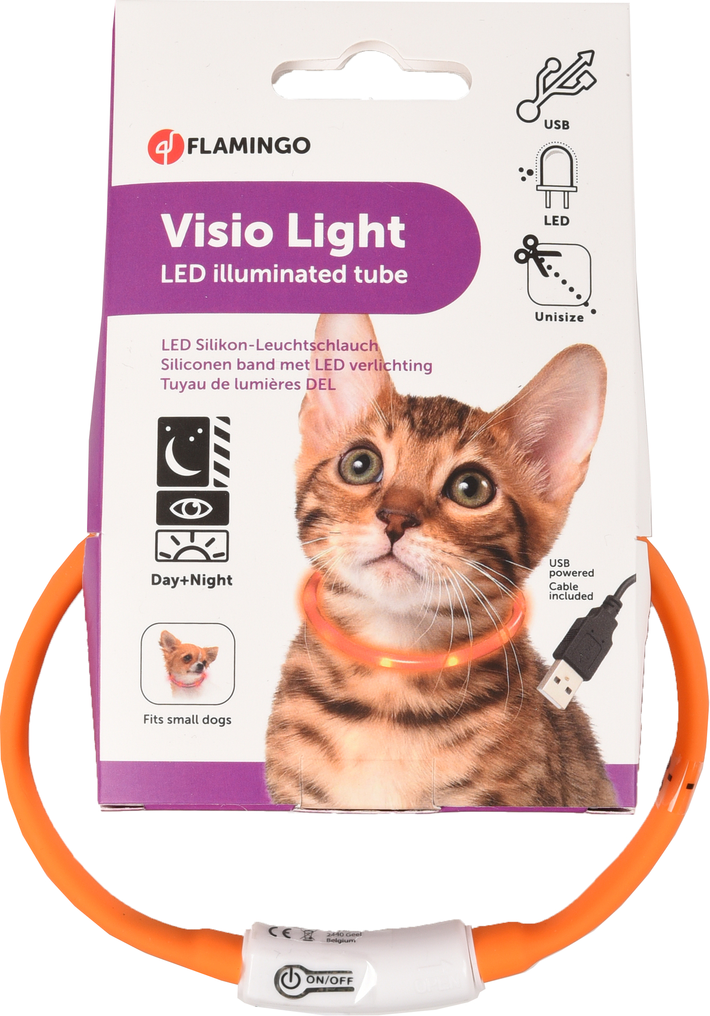 Flamingo Collier Nera Visio Orange