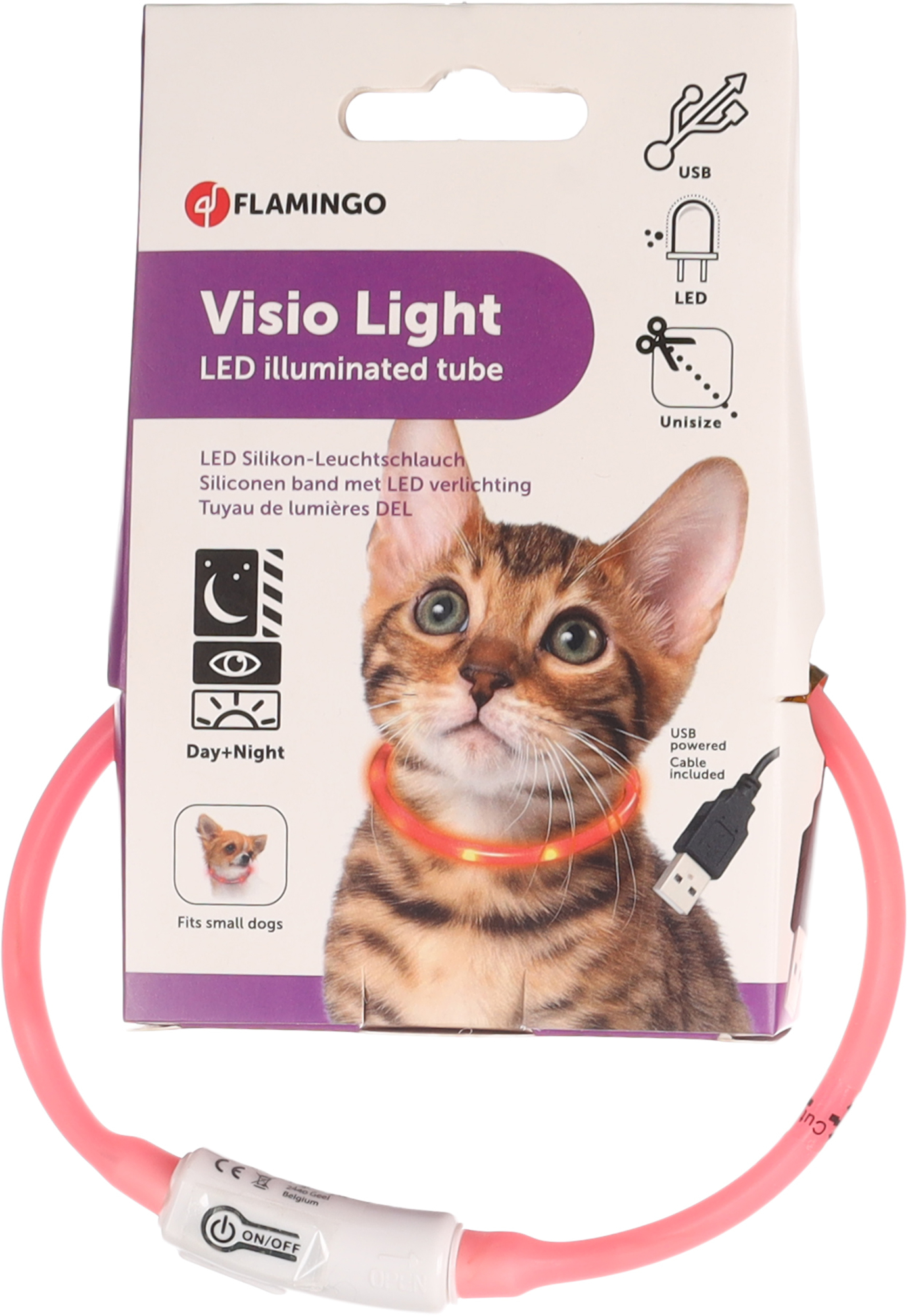 Flamingo Collier Nera Visio Rose