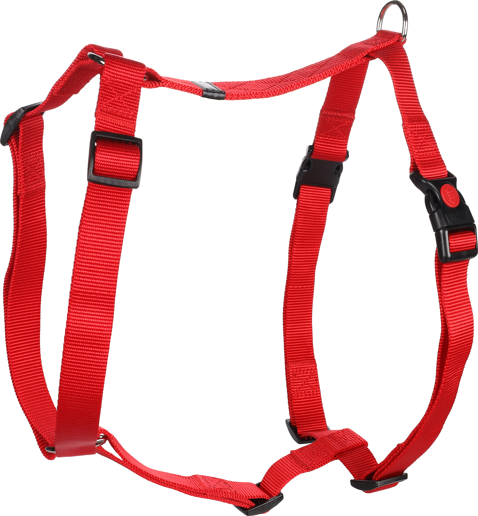 Flamingo Harness H-shape Ziggi Red