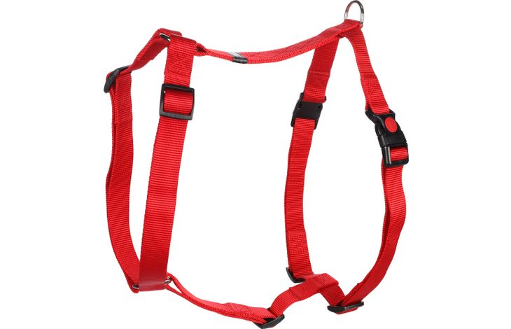 Flamingo Harness H-shape Ziggi Red