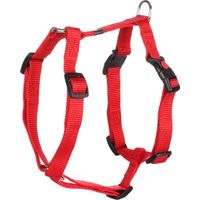 Flamingo Harness H-shape Ziggi Red