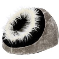 Flamingo Schlafplatz Schwarz & Grau & Creme