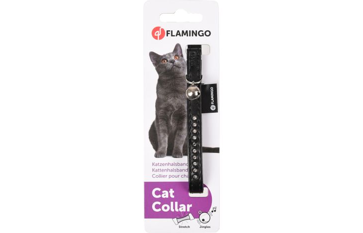 Flamingo Collar Padded Monte Carlo Black