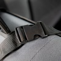 Flamingo Car seat cover Paco Back seat Black & Grey