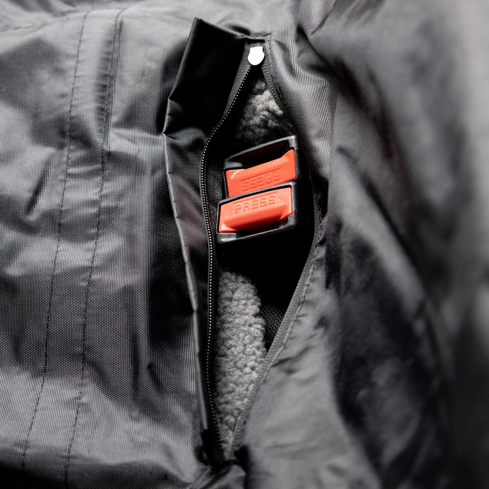 Flamingo Car seat cover Paco Back seat Black & Grey