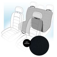 Flamingo Car seat cover Jort Back seat Black
