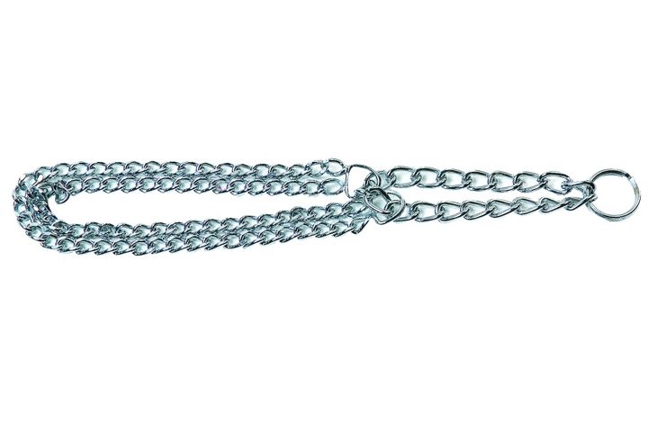 Flamingo Anti-trek halsband Mio Zilver