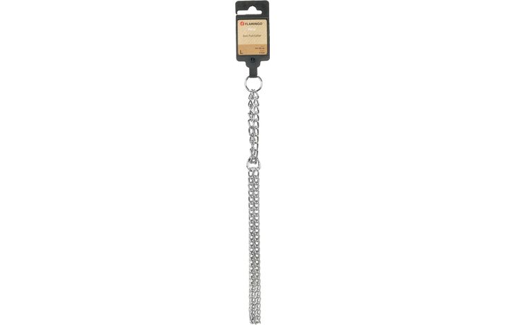 Flamingo Anti-trek halsband Mio Zilver