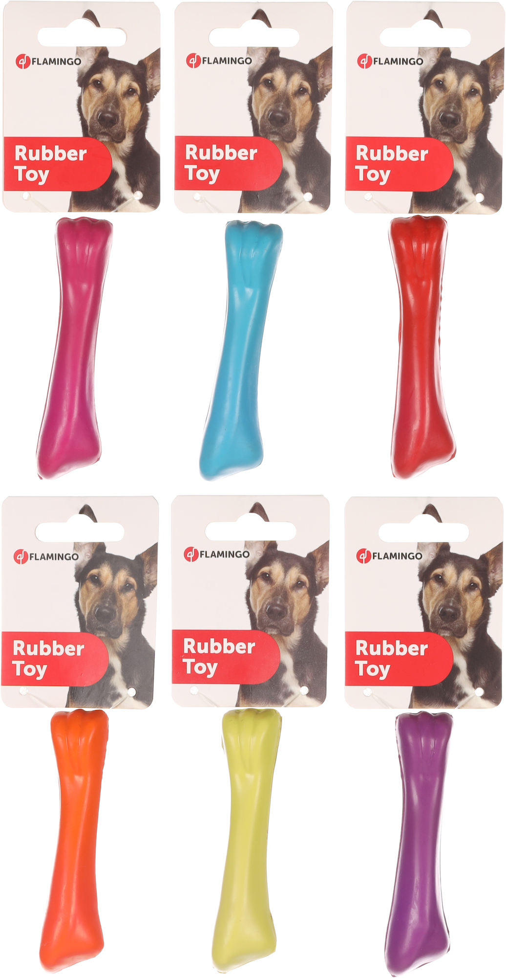 Flamingo Toy Rula Bone Multiple colours