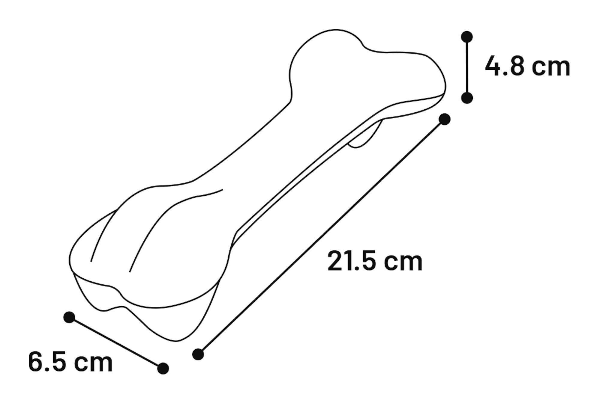 Flamingo Toy Rula Bone Multiple colours