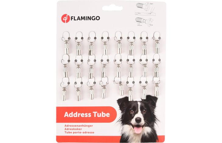 Flamingo Address tube Residento Silver