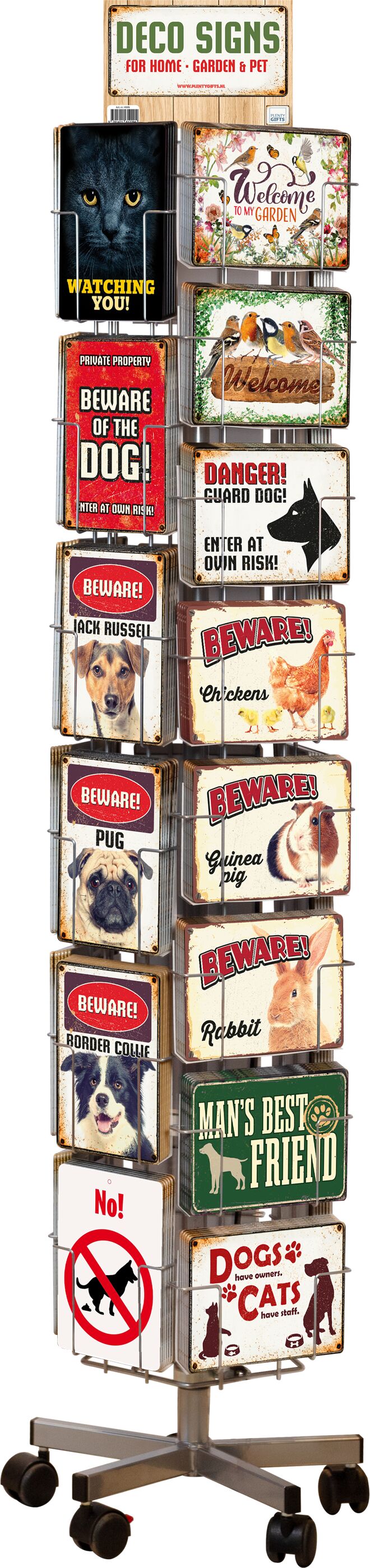 Plenty Gifts Display Molen Deco Signs 32 vaks