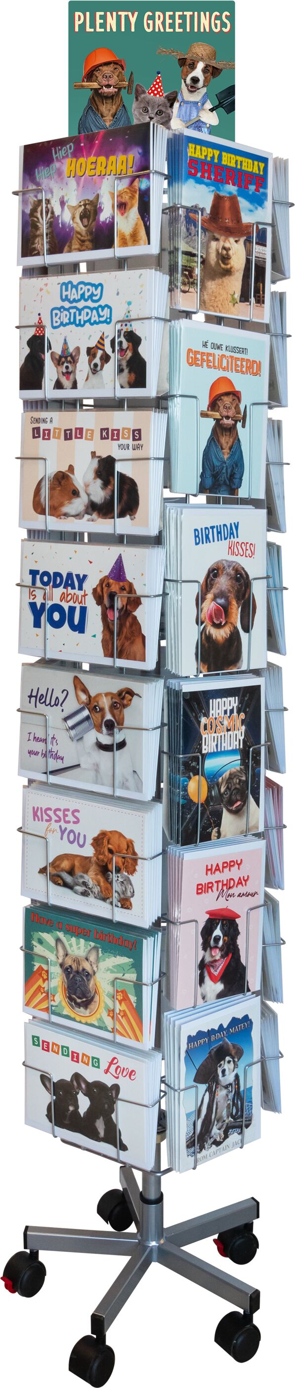Plenty Gifts Display Molen A5 Kaarten 34 vaks