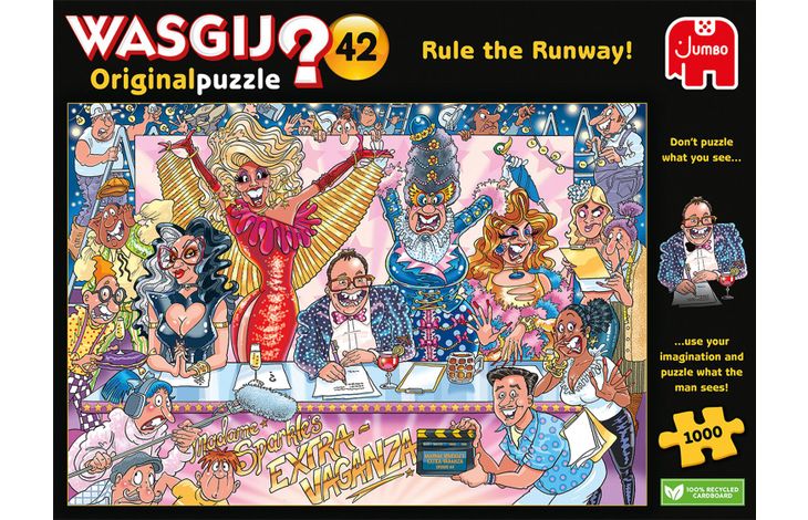 Jumbo Puzzel Wasgij 42 Glitter en Schitter 1000 01.23