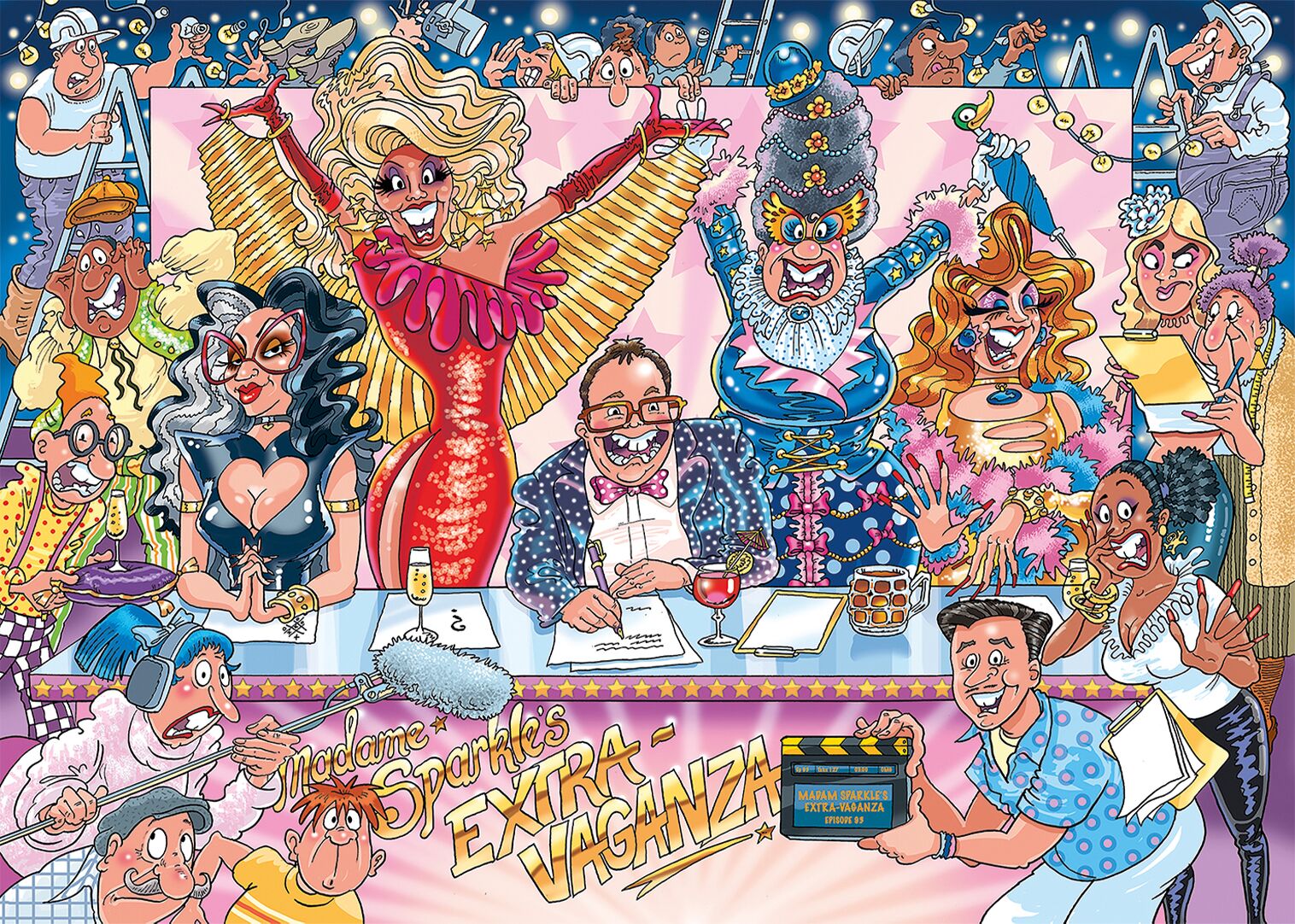 Jumbo Puzzel Wasgij 42 Glitter en Schitter 1000 01.23