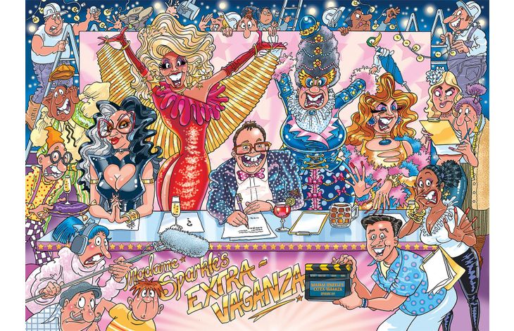 Jumbo Puzzel Wasgij 42 Glitter en Schitter 1000 01.23