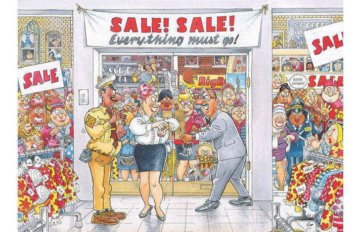 Jumbo Puzzel Wasgij 7 Uitverkoop! 1000 02.23