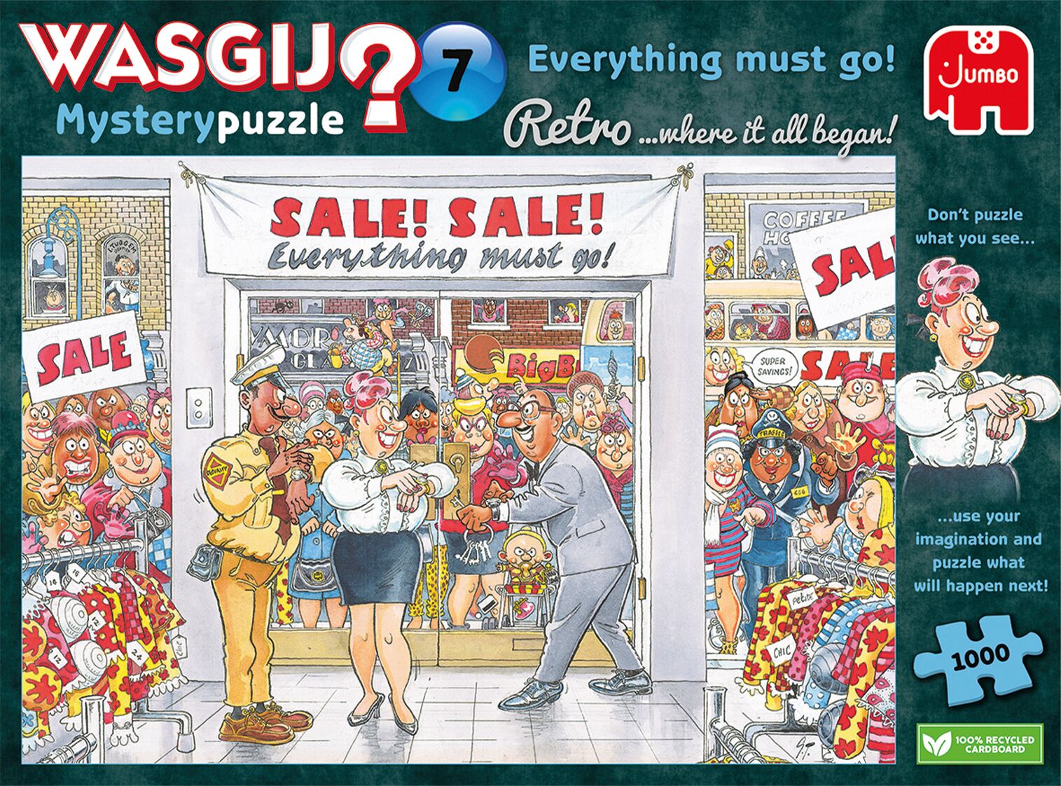 Jumbo Puzzel Wasgij 7 Uitverkoop! 1000 02.23