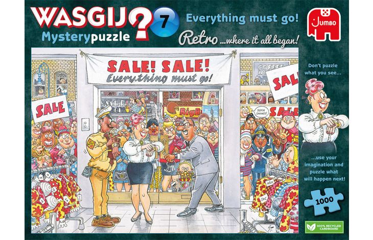 Jumbo Puzzel Wasgij 7 Uitverkoop! 1000 02.23