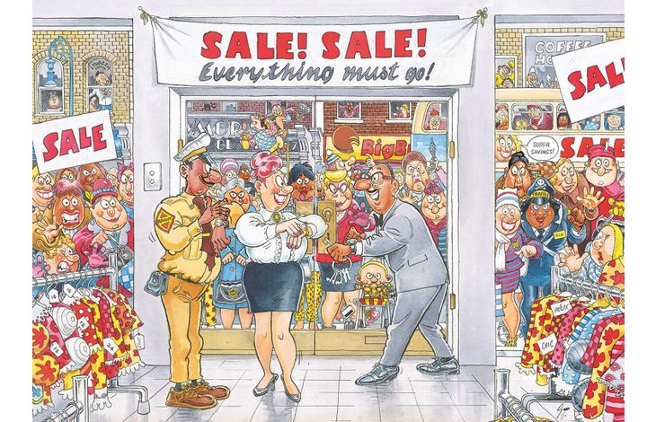 Jumbo Puzzel Wasgij 7 Uitverkoop! 1000 02.23