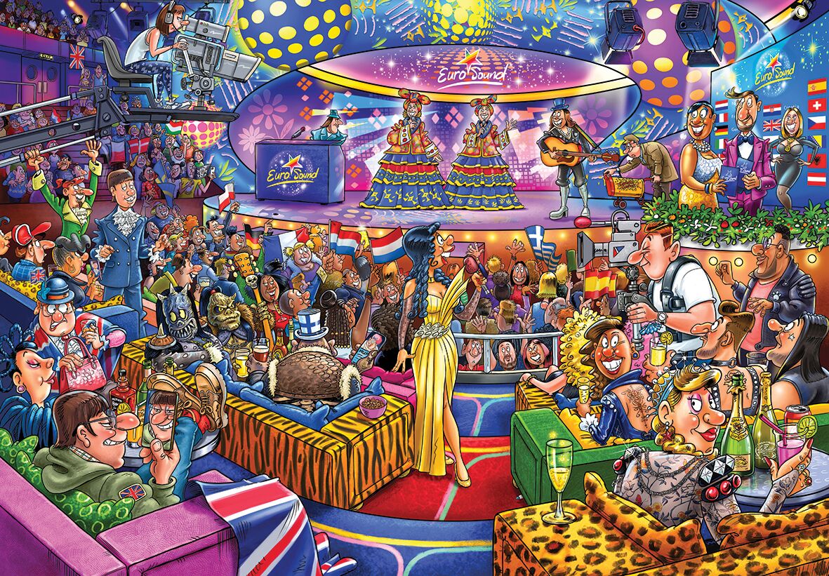 Jumbo Puzzel Wasgij 25 Eurosound Contest! 1000 04.23