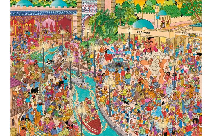 Jumbo Puzzel JvH Efteling Fata Morgana 1000 07.23