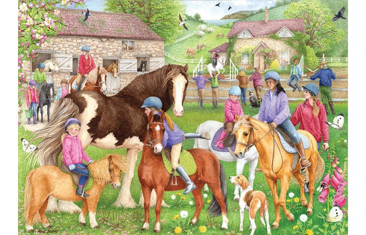 Jumbo Puzzel Falcon Riding School 1000