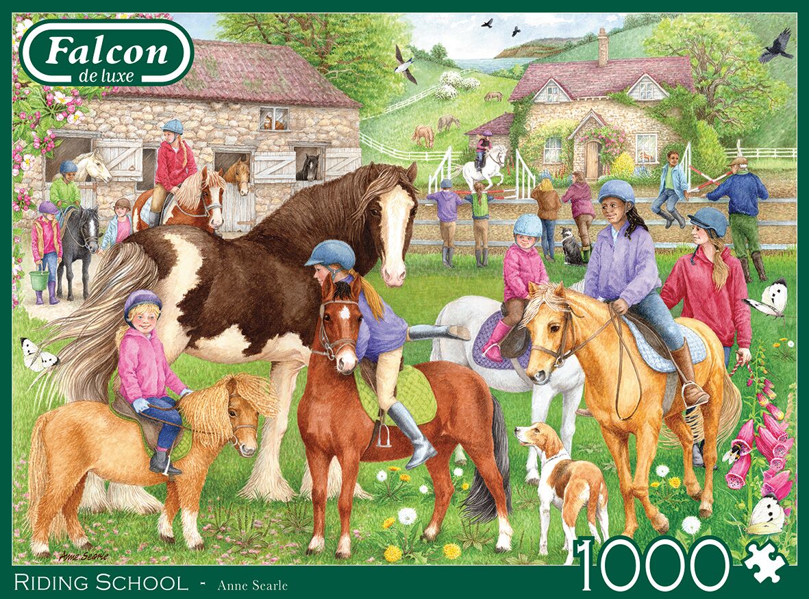 Jumbo Puzzel Falcon Riding School 1000
