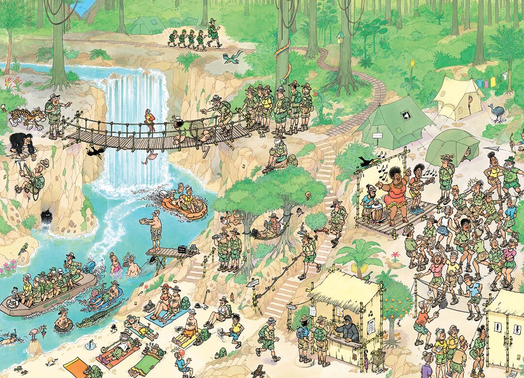 Jumbo Puzzel JvH Jungletocht 1000 04.24
