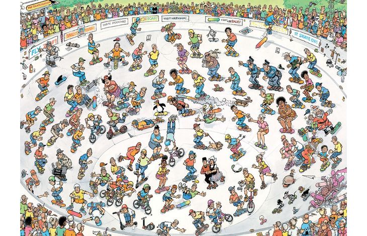 Jumbo Puzzel JvH Skatebowl 1000 10.24