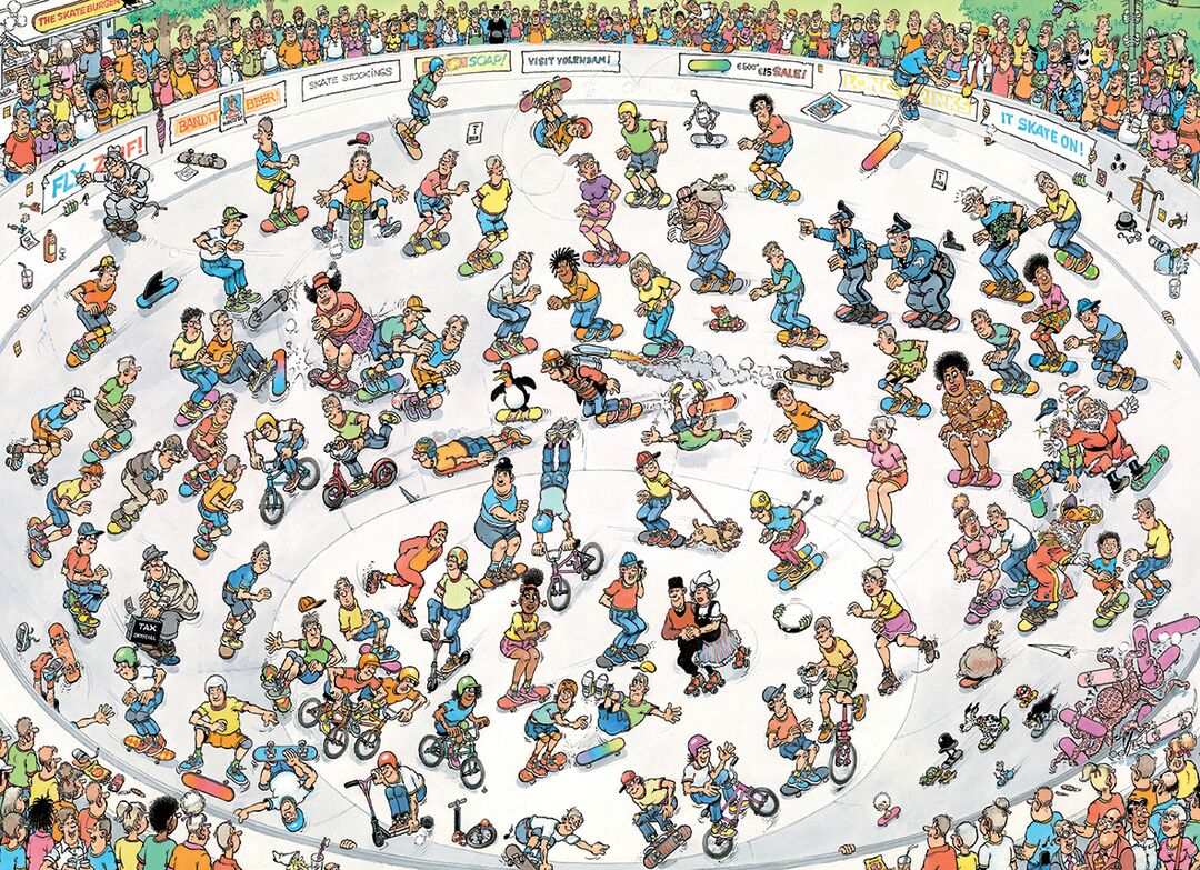 Jumbo Puzzel JvH Skatebowl 2000 10.24