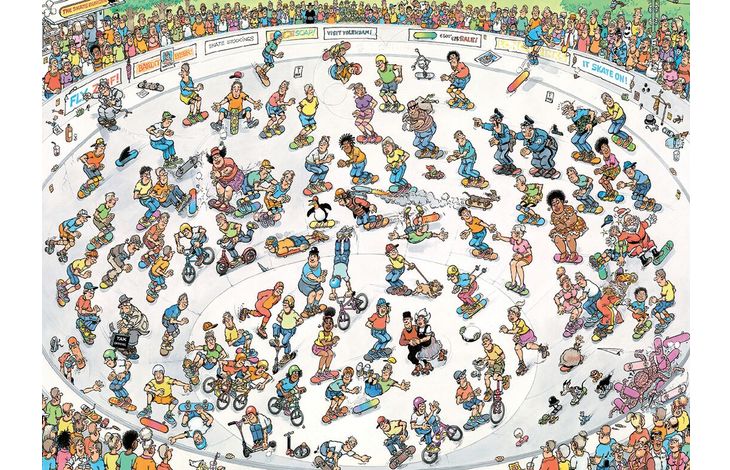 Jumbo Puzzel JvH Skatebowl 2000 10.24