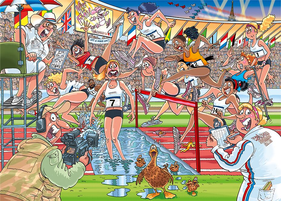 Jumbo Puzzel Wasgij 44 Zomerspelen! 1000 04.24