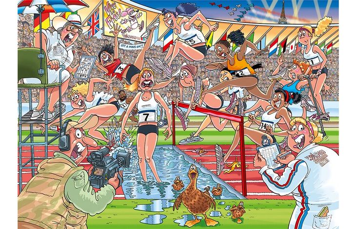 Jumbo Puzzel Wasgij 44 Zomerspelen! 1000 04.24