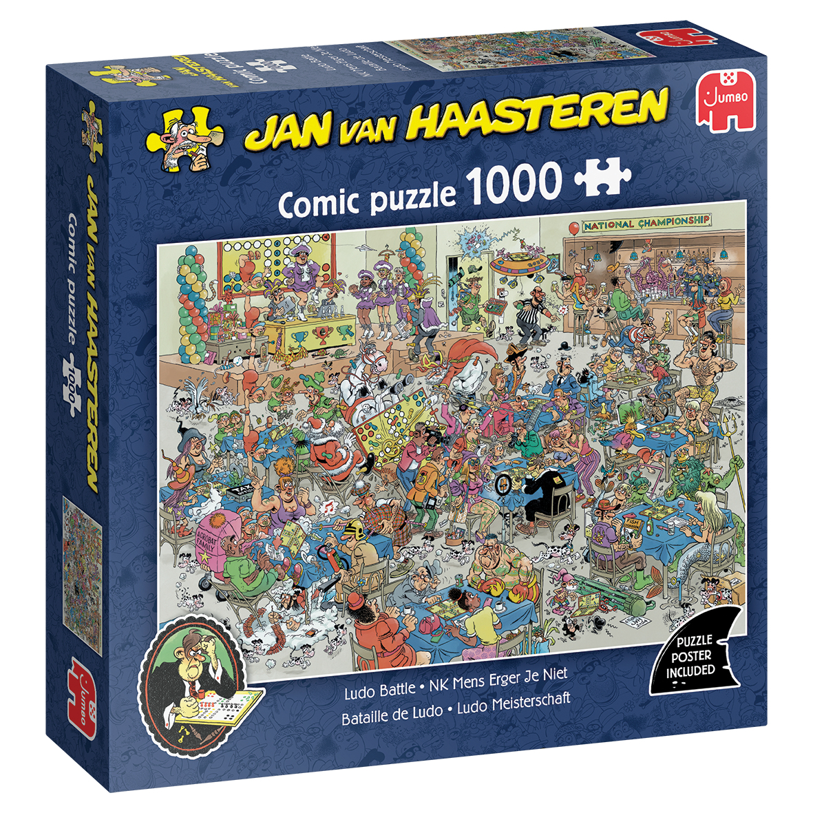 Jumbo Puzzel JvH NK Mens Erger Je Niet 1000 02.25