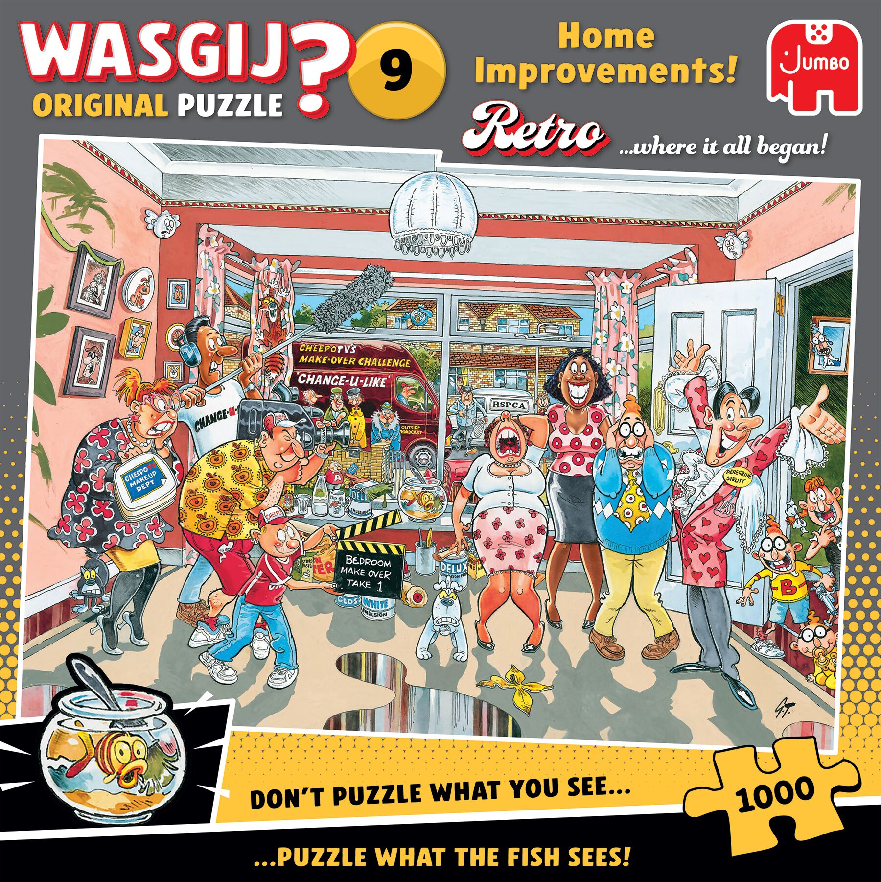 Jumbo Puzzel Wasgij 9 Klein Verbouwinkje 1000 01.25