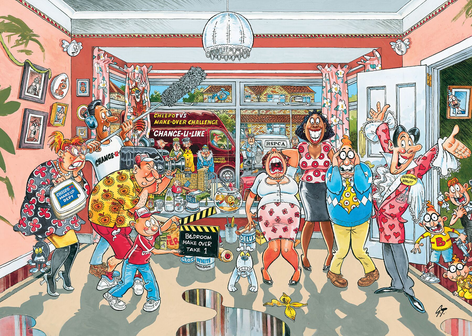 Jumbo Puzzel Wasgij 9 Klein Verbouwinkje 1000 01.25