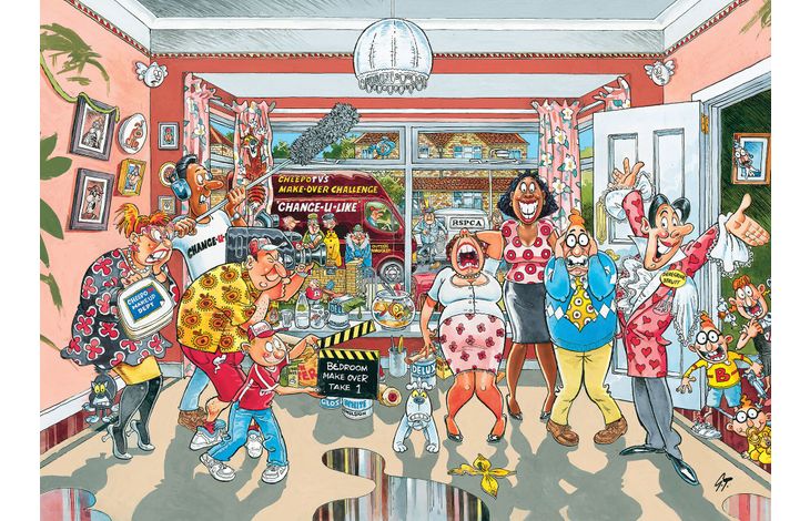 Jumbo Puzzel Wasgij 9 Klein Verbouwinkje 1000 01.25