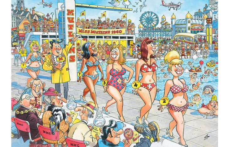 Jumbo Puzzel Wasgij 9 Topmodellen 1000 01.25
