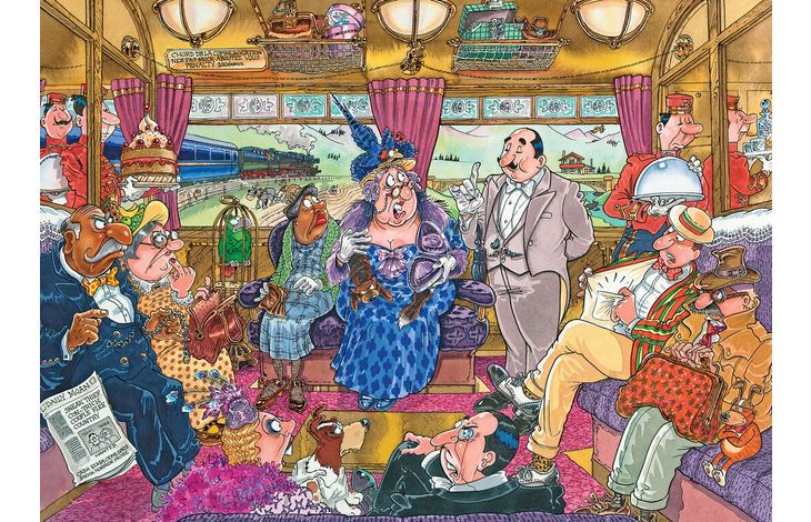 Jumbo Puzzel Wasgij 9 De Grote Treinroof 1000 01.25