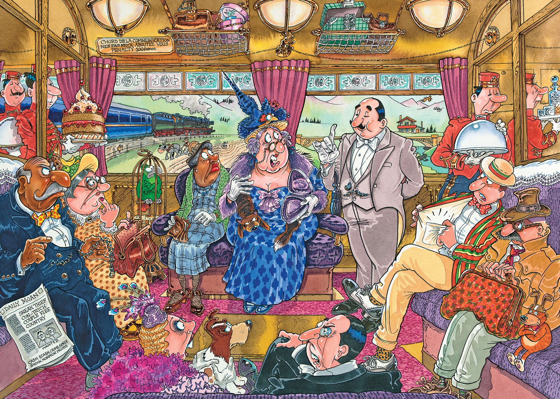 Jumbo Puzzel Wasgij 8 De Grote Treinroof 1000 01.25