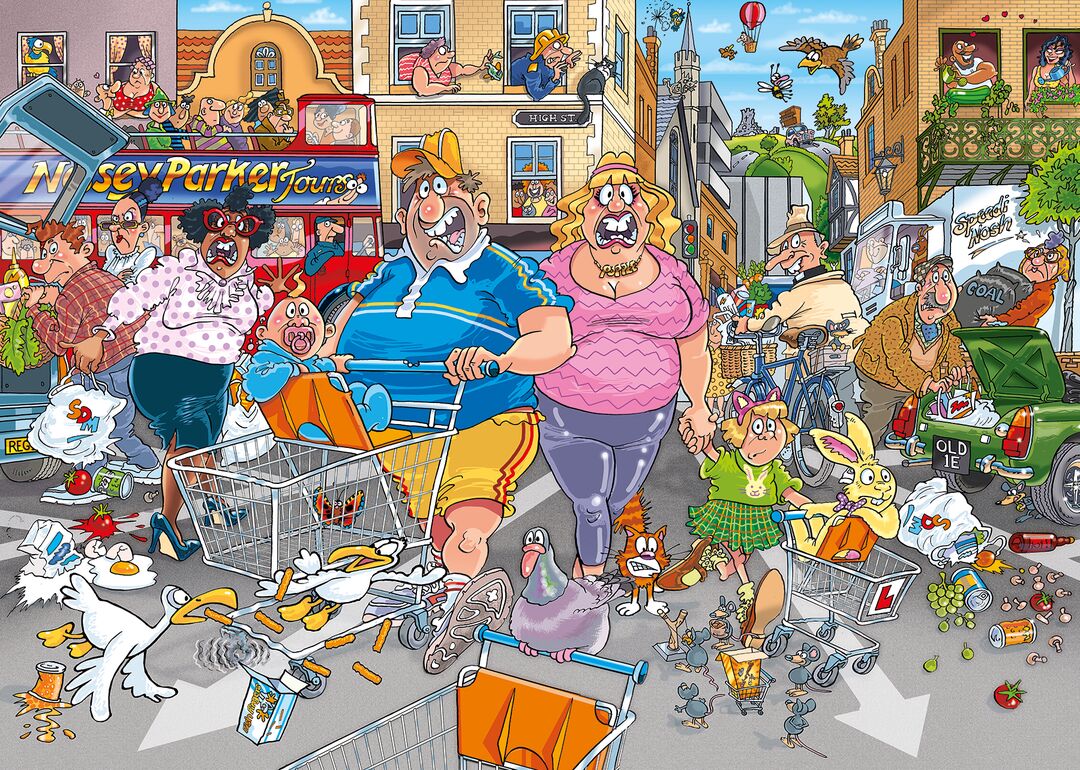 Jumbo Puzzel Wasgij 46 Buitenkansjes 1000 01.25