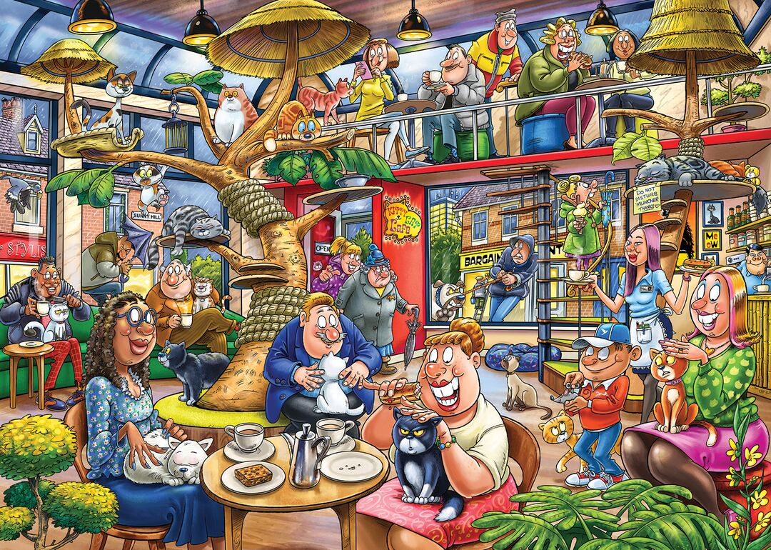 Jumbo Puzzel Wasgij 28 Kat-en-Muisspel 1000 02.25