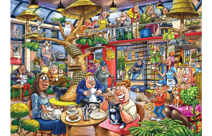 Jumbo Puzzel Wasgij 28 Kat-en-Muisspel 1000 02.25