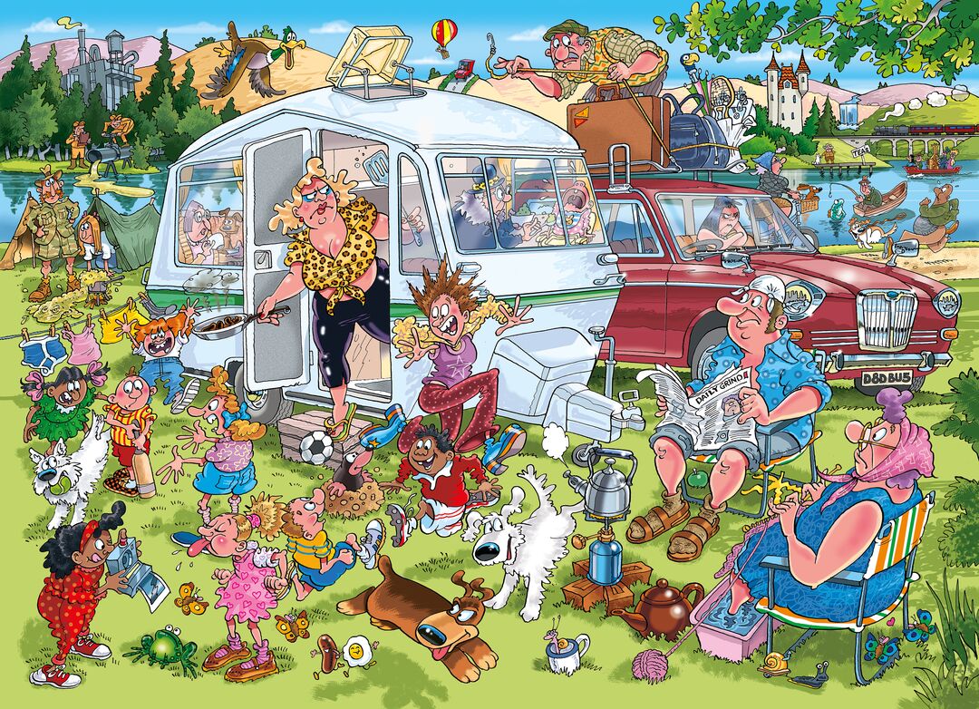 Jumbo Puzzel Wasgij 29 Op De Camping 1000 05.25