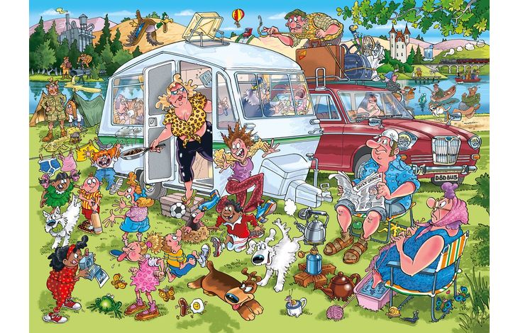 Jumbo Puzzel Wasgij 29 Op De Camping 1000 05.25