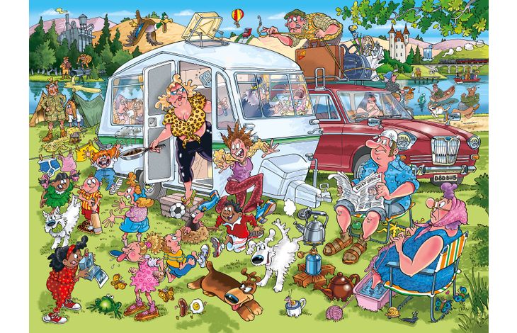 Jumbo Puzzel Wasgij 29 Op De Camping 1000 05.25