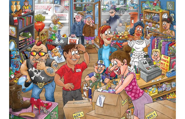 Jumbo Puzzel Wasgij 29 Donatiedebacle 1000 07.25